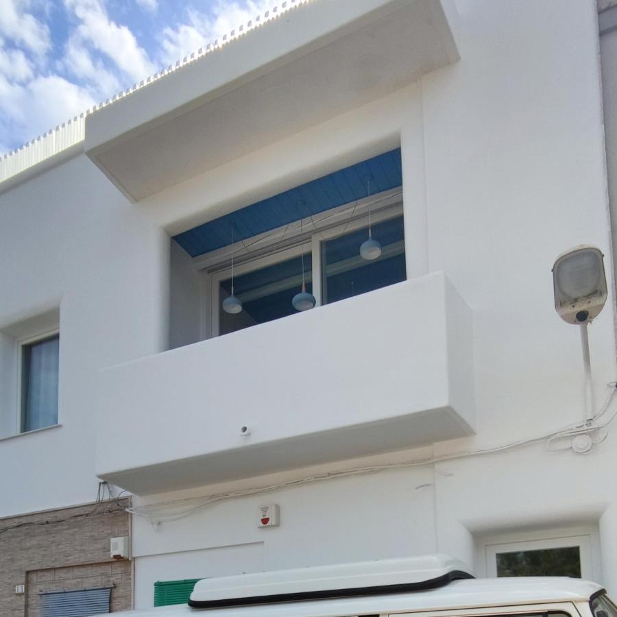 Casa Mediterranea Jacuzzi Riscaldata Con Caminetto Specchiolla Bagian luar foto